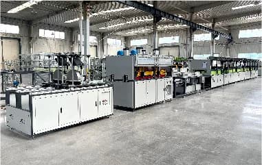 Two-line FRP anchor rod pultrusion line